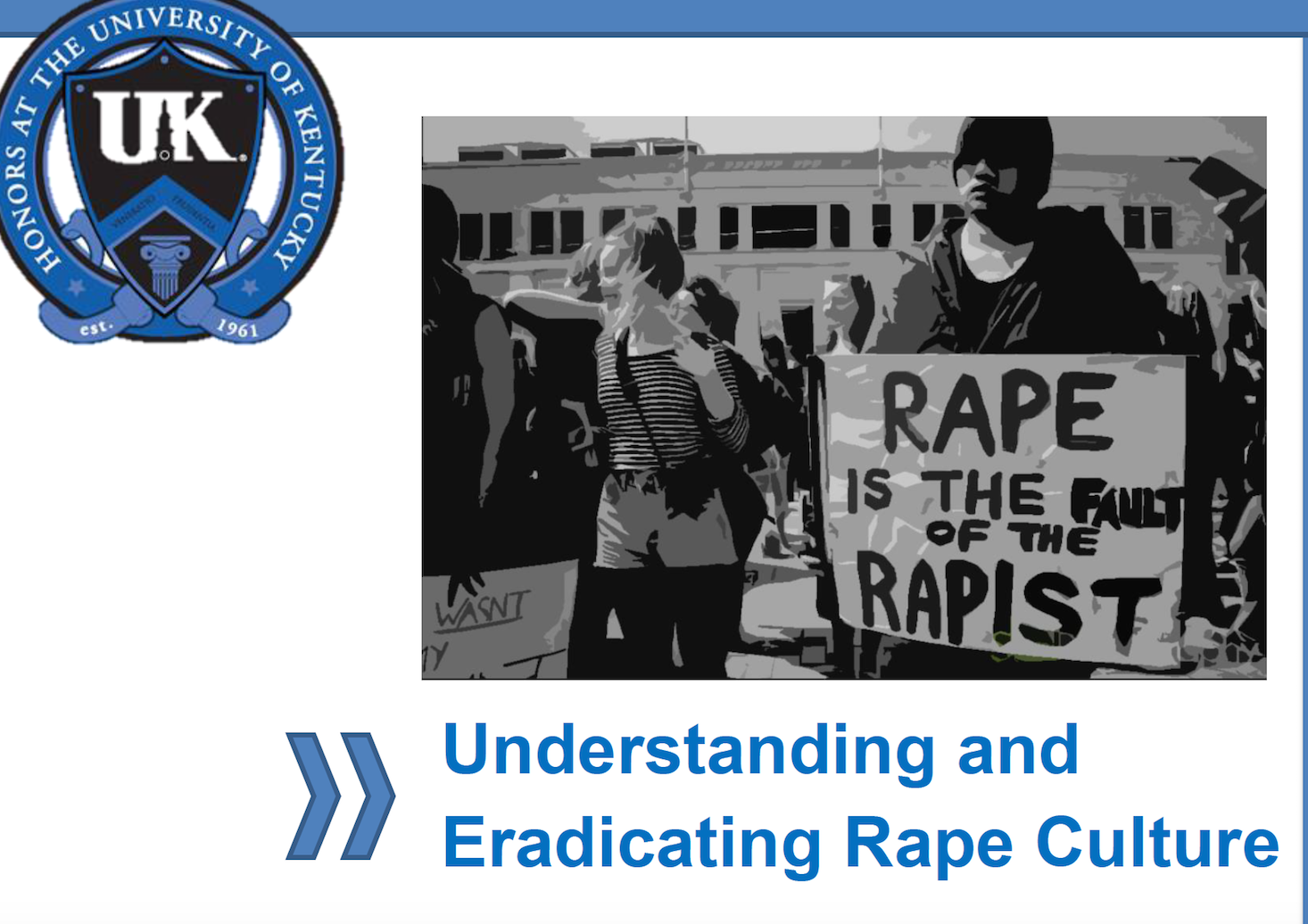 cover of issue guide Understanding and Eradicating Rape Culture